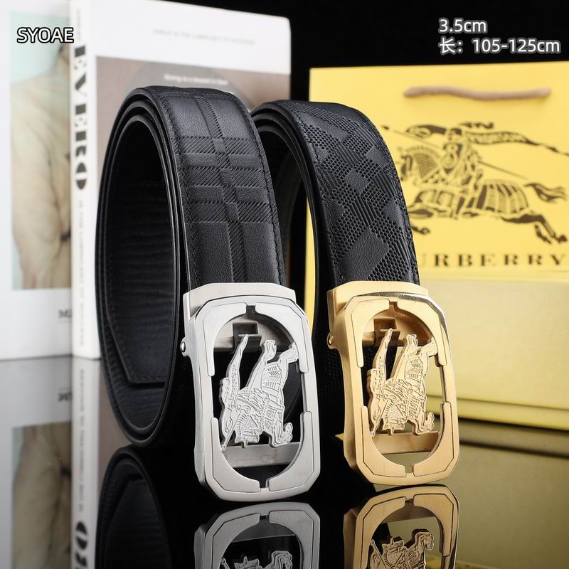 Burberry belt 35mm(自动扣）X100-125cm 8L119